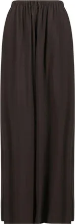 Quira wide-leg trousers - women - Wool/Viscose - 38 - Brown