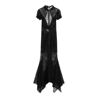 The Attico Dames, Jurken, Zwart, Maat: M Viscose