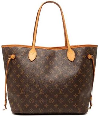 Louis Vuitton Pre-owned Neverfull MM - Dames - Vintage Shopper - Bruin - ONE Size - Leer - Vintage