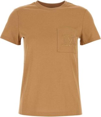 Max Mara Camel cotton Papaia t-shirt