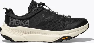Hoka One One Womens Transport Wide Sneakers In Black Alabaster