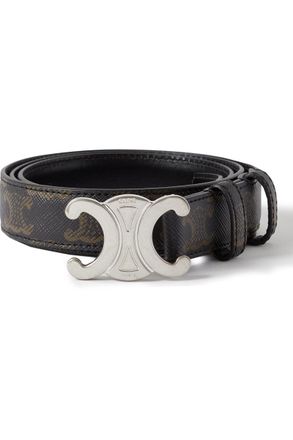 Celine 2.5cm Triomphe Leather Belt