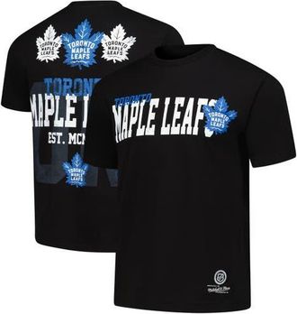 Mitchell & Ness Mens Mitchell & Ness Black Toronto Maple Leafs Home T-Shirt at Nordstrom, Size X-Large