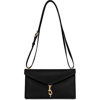 Rebecca Minkoff Megan Grained Leather East/West Crossbody Bag in Black at Nordstrom