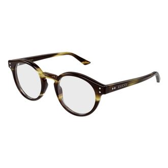 Gucci Panthos Optisch Montuur - Heren - Brillen - Bruin - 48 MM - Accessoires