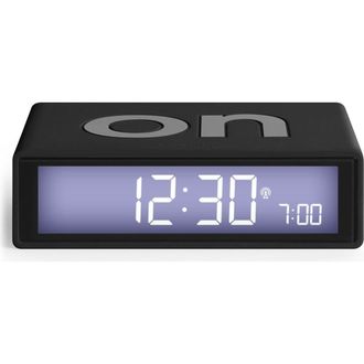 Lexon Flip+ Alarm Clock in Black at Nordstrom