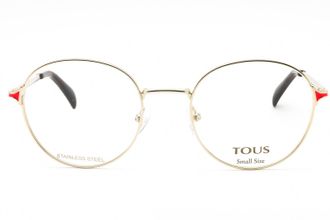 Tous VTO448L Round Metal Frame Eyeglasses - Rose Gold