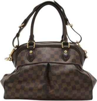 Louis Vuitton Pre-owned Damier Galle Shoulder Bag - Dames - Vintage Handtas - Bruin - ONE Size - Vintage