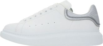 Alexander McQueen Oversized Low-Top Sneakers White Silver 735770WICYU9071