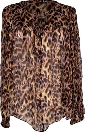 Isabel Marant Etoile Printed Blouse in Multicolor Viscose