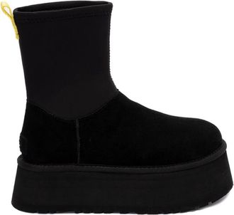 UGG Classic Dipper Laarzen Black - Dames - Winterlaarzen - Zwart - 41 EU - Wol - Schoenen