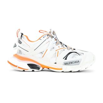 Balenciaga Schoenen, Dames, Wit, 37 EU, Nylon, Multicolor Enkellaarzen Track Trainers