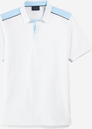 Cole Haan Mens SkyWeave Polo Shirt - White Size Medium