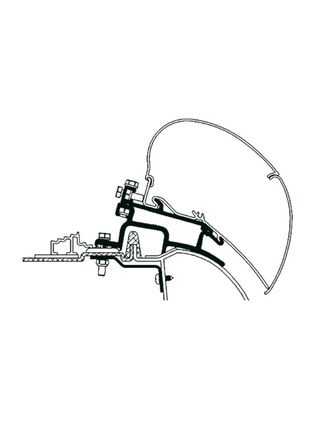 Thule Adaptateur De Stores Master Movano 1998/2000 - Thule