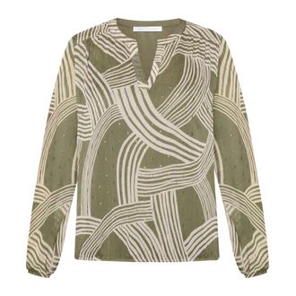 Betty & Co Dames, Blouses & Shirts, Groen, Maat: XL