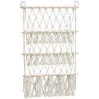 OEM Almacenamiento De Peluches, Organizador Colgante Para Guarder&iacute;a, Hamaca, Cuerda De Algod&oacute;n Tejida A Mano, Organizador Colgante Para Guarder&iacute;a, Sala De