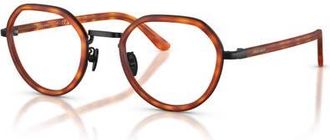 Giorgio Armani 49mm Round optical glasses in Tortoise at Nordstrom