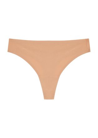 Chantelle Soft Stretch Thong - Light Brown - One Size