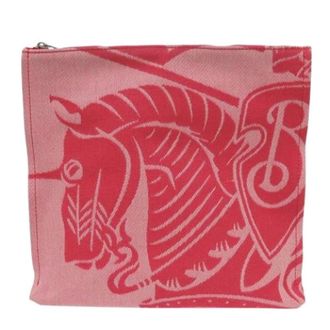 Burberry Pre-owned Clutches, female, Red, Size: ONE SIZE Pre-owned Clutch bag