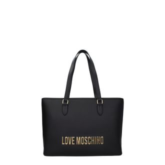 Love Moschino Liebe Moschino -Umhängetaschen Öko -freundliche Frau Polyurethan Schwarz
