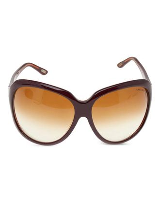 Tom Ford 2024 pre-owned Sabine zonnebril met kleurverloop - Paars