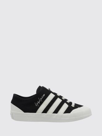 Yohji Yamamoto Adria Low-Top Canvas Sneakers with Round Toe and Contrast Logo