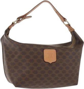 Celine Pre-owned Plastic Schoudertas - Dames - Vintage Schoudertas - Bruin - ONE Size - Vintage
