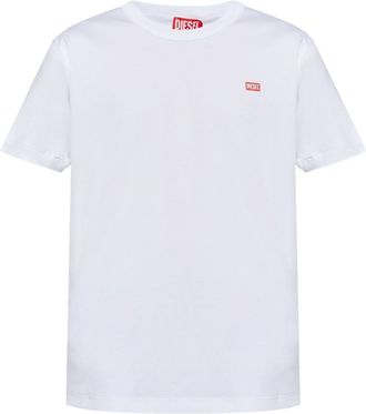 Diesel logo-print T-shirt - men - Cotton - XXXL - White