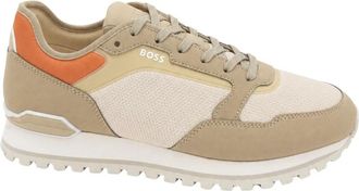 HUGO BOSS Parkour-L Runn - Heren - Sneakers - Beige - 41 EU - Schoenen