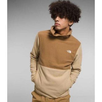 The North Face Alpine Polartec 100 Hoodie Mens Brown Long Sleeve KFC623