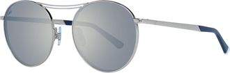 Web Eyewear Unisex Web Sunglasses WE0242 16X 53 - Silver Metal Composite - One Size