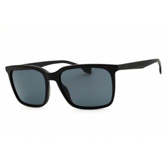 HUGO BOSS Grey Rectangular Mens Sunglasses BOSS 1579/S 008A/2K 57
