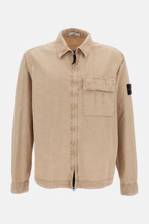 Stone Island Sovracamicia In Cotone
