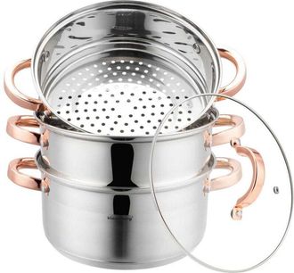 OEM Juego De 4 Ollas De Vapor De 22 Cm Klausberg Kb-7732