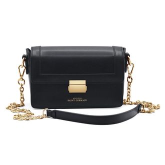 Ateliers Saint Germain Womens Baguette Bag Cloud - Black Leather - One Size