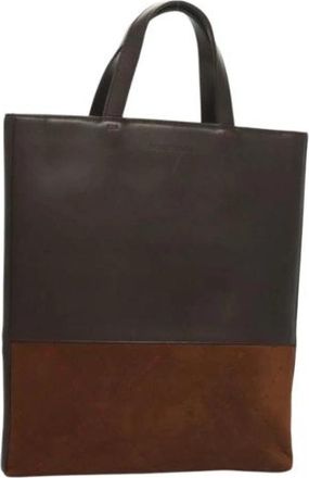 Burberry Tweedehands leren handtassen - Dames - Vintage Shopper - Bruin - ONE Size - Leer - Vintage