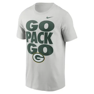 Nike Green Bay Packers Essential Nike Mens NFL T-Shirt in Grey | N1990BB7T-U7G
