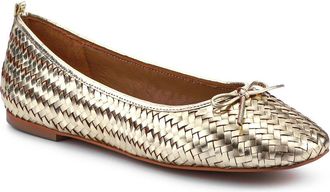 Jones Bootmaker Womens Stephanie Leather Pumps - Gold - Size UK 6