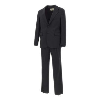 Manuel Ritz Single Breasted Suits, male, Black, Size: M Mood Suit