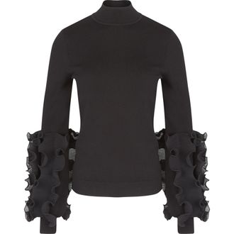Anne Fontaine Lanka Sweater in Black at Nordstrom, Size Small Eu