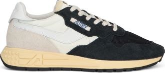 Autry Mens Sneakers Reelwind Black Suede Nylon Trainers