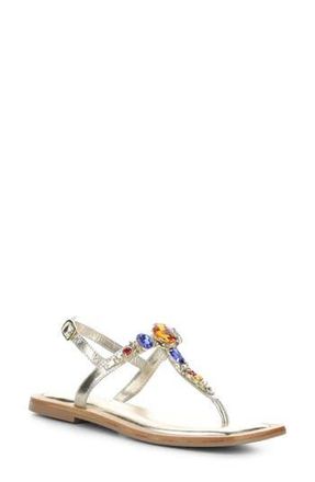 Bos. & Co. Otu Sandal in Gold Leather/jewels at Nordstrom Rack, Size 9-9.5Us / 40Eu