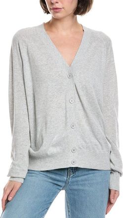 7 For All Mankind Classic V-Neck Linen-Blend Cardigan