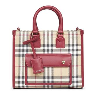 Burberry Dames, Tassen, Beige, Maat: ONE Size Katoen