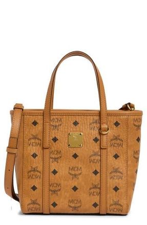 MCM Toni Vi Shopper Mini in Cognac at Nordstrom Rack