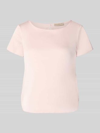 Rinascimento Rinascimento Blusenshirt mit Rundhalsausschnitt und abgerundetem Saum in Rosa, Gr&ouml;&szlig;e XL