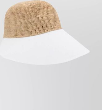 Helen Kaminski two-tone wide brim woven hat