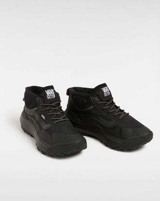 Vans Sneakerboots VANS MTE Crosspath Mid, Damen, Gr. 38,5, schwarz (schwarz, schwarz), Synthetik, Textil, Schuhe Sneakerboots, Winterschuhe, wasserabweisen