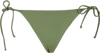 MC2 Saint Barth Marielle side-tie bikini bottoms - women - Elastane/Polyamide - M - Green