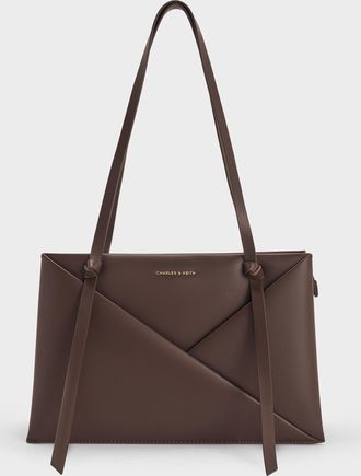 Charles & Keith Midori Geometric Tote Bag